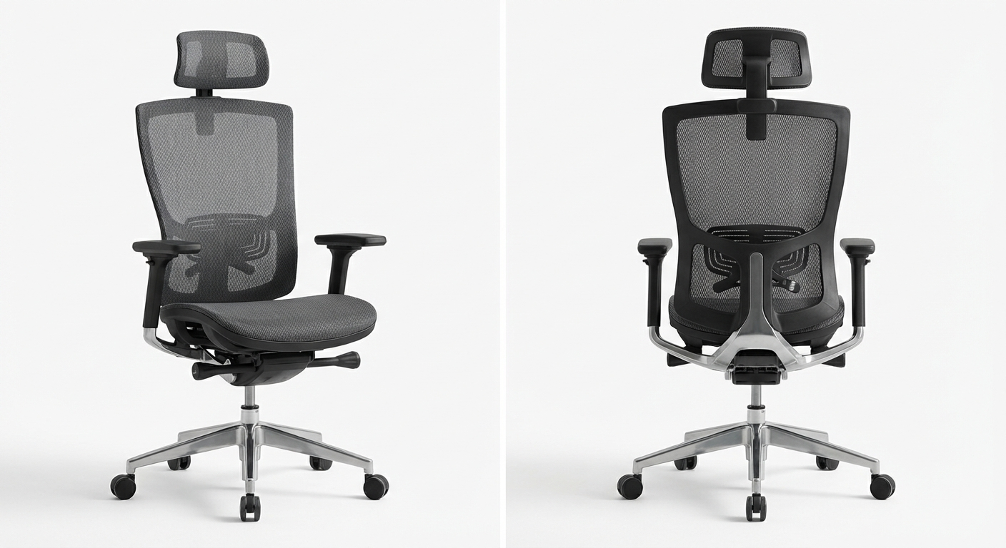 Autonomous ErgoChair Pro ergonomic office chair with mesh back