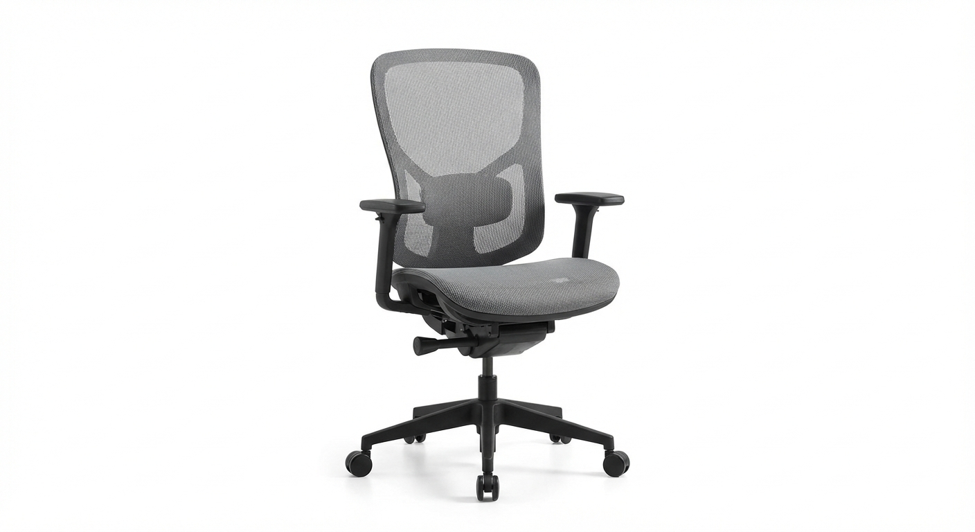 Branch ergonomic office chair with adjustable lumbar and breathable mesh