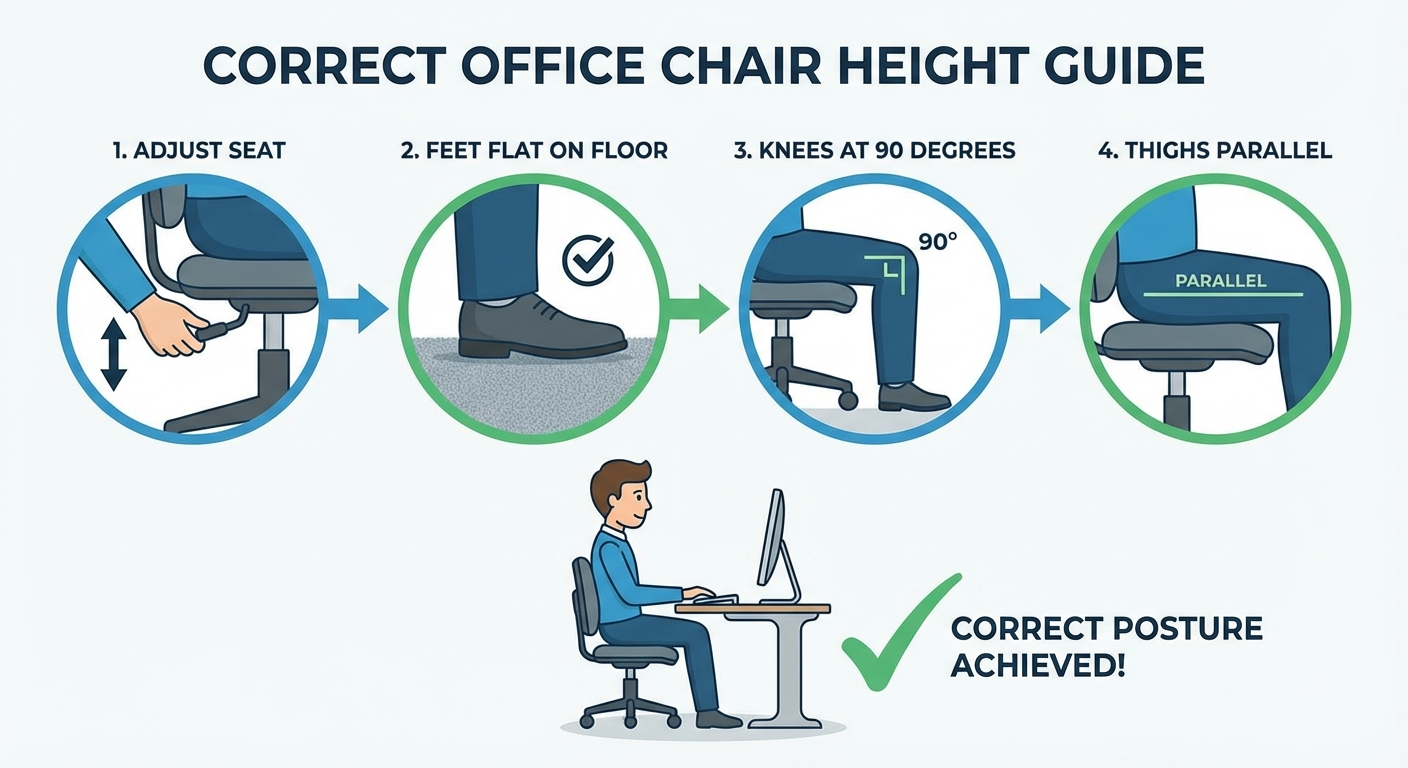 Seat height is the single most important adjustment — get this wrong and every other setting is compromised