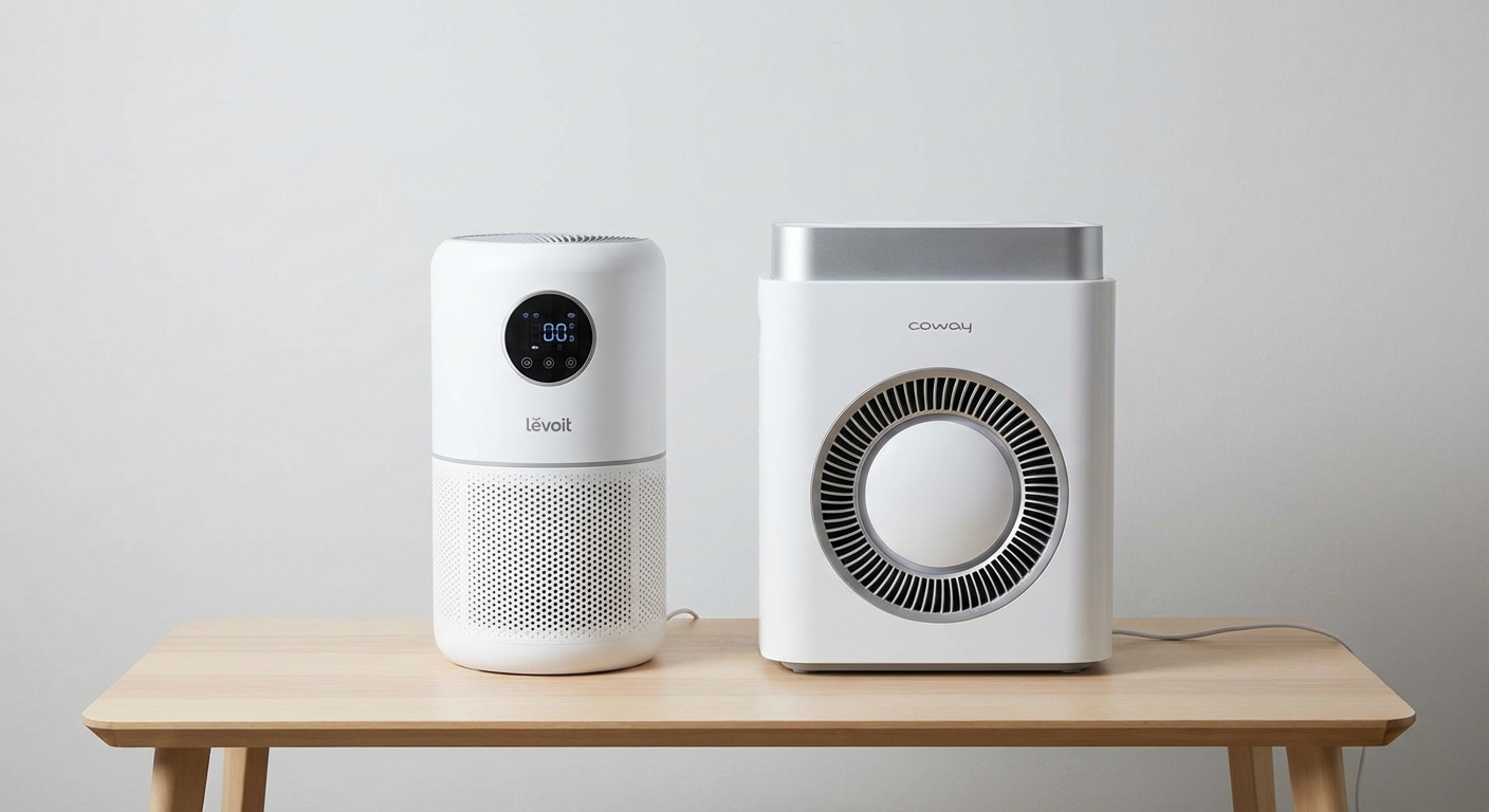 Coway vs Levoit air purifier comparison side by side